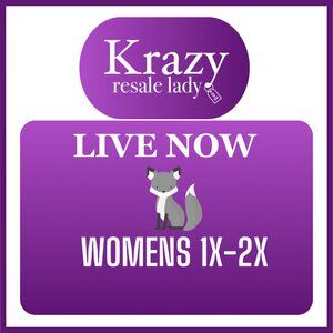 Womens Plus 1X-2X CLOTHING LIVE NOTIFICATION LISTING  - LIVE NOW